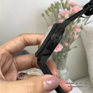 VSF P9001 PAM1661 44mm Luminor Titanium Black Dial Black Nylon Strap - Image 7