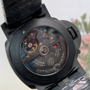 VSF P9001 PAM438 44mm LUMINOR 1950 GMT Ceramic Black Dial Ceramic Bracelet - Image 5