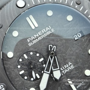 VSF P9010 PAM979 47mm Submersible Carbon Black Dial Black Rubber Strap - Image 3