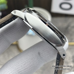 VSF P9000 PAM1314 44mm Luminor White Dial Brown Leather Strap - Image 3