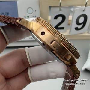 VSF P9010 PAM968 47mm Submersible Bronze Black Dial Brown Leather Strap - Image 6