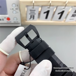 VSF P9000 PAM1324 44mm Submersible GMT Carbon Blue Dial Black Rubber Strap - Image 3