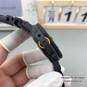 VSF P9000 PAM1324 44mm Submersible GMT Carbon Blue Dial Black Rubber Strap - Image 6