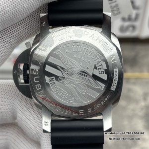 VSF P9000 PAM1323 44mm Submersible GMT Gradient Grey Dial Black Rubber Strap - Image 4