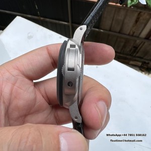 VSF P9010 PAM1096 42mm Luminor GMT Titanium Black Dial Black Leather Strap - Image 4