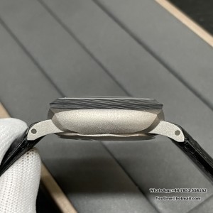 VSF P9010 PAM1279 42mm Luminor GMT Titanium Blue Dial Black Leather Strap - Image 3