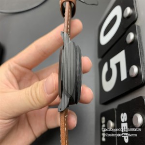 VSF P9010 PAM661 44mm Luminor Titanium Black Dial Brown Leather Strap - Image 3