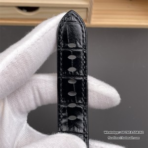 VSF P9001 PAM908 42mm Luminor RG Black Dial Black Leather Strap - Image 5