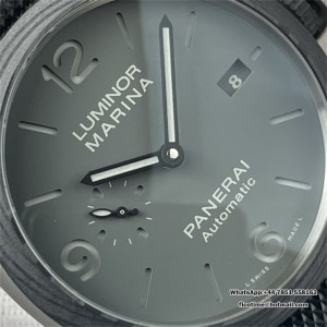 VSF P9010 PAM1662 44mm Luminor Carbon Grey Dial Black Nylon Strap - Image 5