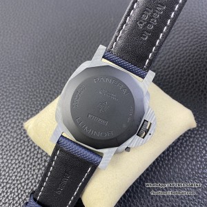 VSF P9010 PAM1663 44mm Luminor Carbon Gradient Blue Dial Blue Nylon Strap - Image 5