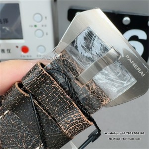 VSF P9000 PAM382 47mm Submersible Bronze Green Dial Green Leather Strap - Image 5