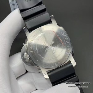 VSF P9000 PAM389 47mm Submersible Titanium Black Dial Black Rubber Strap - Image 5