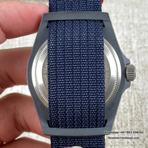 M+ 8N-24 Pelagos 42mm Carbon Blue Dial Red Hand Nylon Strap - Image 6