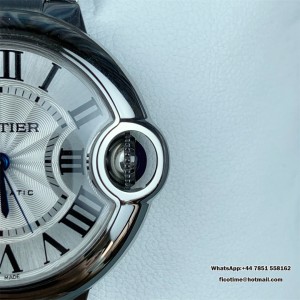 AF NH05A Ballon Bleu De Cartier 33mm White Dial SS Bracelet - Image 8
