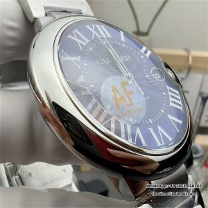 AF A2824 Ballon Bleu De Cartier 42mm Blue Dial SS Bracelet - Image 4