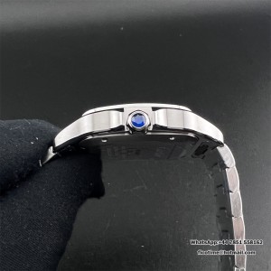 BVF MY9015 Santos Large 40mm White Dial SS Bracelet - Image 7