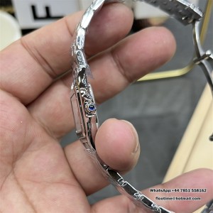 BVF Swiss Quartz PANTHERE 22mm White Dial SS Bracelet - Image 4