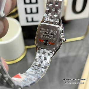 BVF Swiss Quartz PANTHERE 22mm White Dial SS Bracelet - Image 6