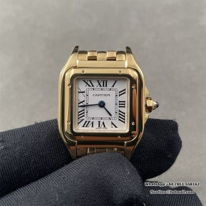 BVF Swiss Quartz PANTHERE 22mm YG White Dial YG Bracelet - Image 1