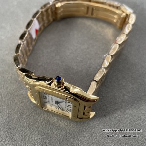 BVF Swiss Quartz PANTHERE 22mm YG White Dial YG Bracelet - Image 3