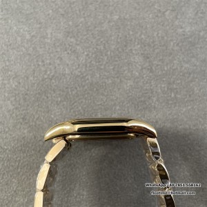 BVF Swiss Quartz PANTHERE 22mm YG White Dial YG Bracelet - Image 4