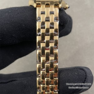 BVF Swiss Quartz PANTHERE 22mm YG White Dial YG Bracelet - Image 6