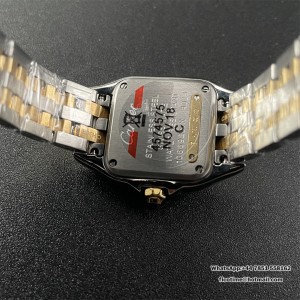 BVF Swiss Quartz PANTHERE 22mm YG/SS White Dial YG/SS Bracelet - Image 9