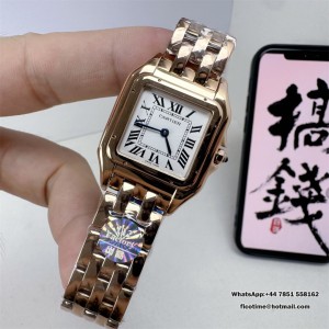 BVF Swiss Quartz PANTHeRE 22mm RG White Dial RG Bracelet - Image 1