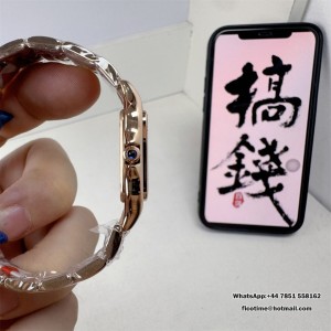 BVF Swiss Quartz PANTHeRE 22mm RG White Dial RG Bracelet - Image 3