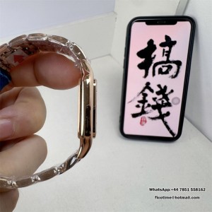 BVF Swiss Quartz PANTHeRE 22mm RG White Dial RG Bracelet - Image 5