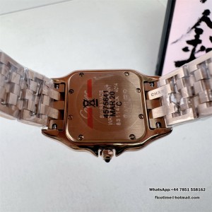 BVF Swiss Quartz PANTHeRE 22mm RG White Dial RG Bracelet - Image 7