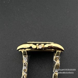 BVF Swiss Quartz PANTHERE 22mm YG Diamond Bezel White Dial YG Bracelet - Image 4