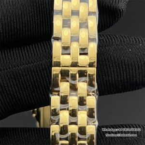 BVF Swiss Quartz PANTHERE 22mm YG Diamond Bezel White Dial YG Bracelet - Image 7