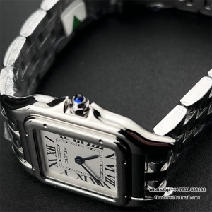 BVF Swiss Quartz PANTHERE 27mm White Dial SS Bracelet - Image 3