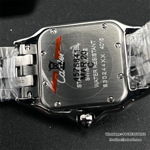 BVF Swiss Quartz PANTHERE 27mm White Dial SS Bracelet - Image 9