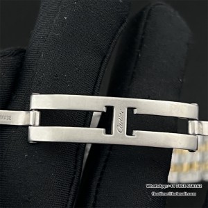 BVF Swiss Quartz PANTHERE 27mm YG/SS White Dial YG/SS Bracelet - Image 8