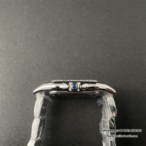 BVF Swiss Quartz PANTHERE 27mm Diamond Bezel White Dial SS Bracelet - Image 4