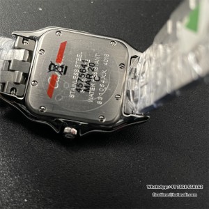 BVF Swiss Quartz PANTHERE 27mm Diamond Bezel White Dial SS Bracelet - Image 9