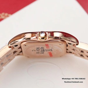 BVF Swiss Quartz PANTHERE 27mm RG Diamond Bezel White Dial RG Bracelet - Image 6