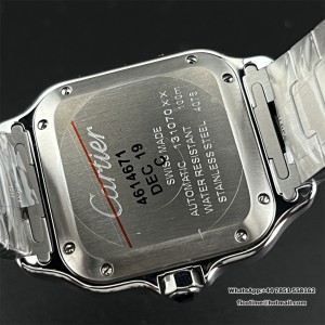 Santos Medium 35mm Green Dial SS Bracelet BVF MY9015 - Image 8