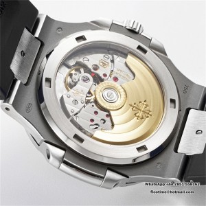 PPF A324SC Nautilus 5711 40mm White Black Rubber Strap - Image 3