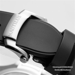 PPF A324SC Nautilus 5711 40mm White Black Rubber Strap - Image 9