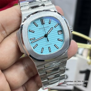 PPF A324SC Nautilus 5711 40mm Tiffany Blue Dial SS Bracelet - Image 3