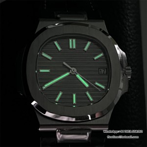 3KF A324SC Nautilus 5711 40mm Grey Dial Black Leather Strap - Image 9