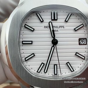 3KF A324SC Nautilus 5711 40mm White Dial SS Bracelet - Image 9