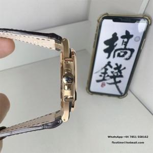 3KF A324SC Nautilus 5711 40mm RG Grey Dial Brown Leather Strap - Image 4