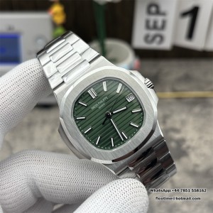 3KF A324SC Nautilus 5711 40mm Green Dial SS Bracelet - Image 9