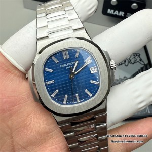3KF A324SC Nautilus 5711 40th Annyversery 40mm Blue Dial SS Bracelet - Image 9