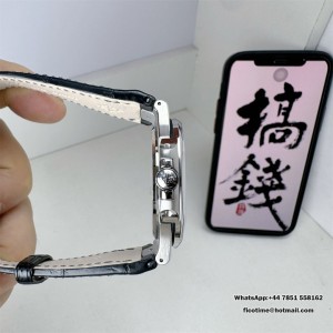 3KF A324SC Nautilus 5711 40mm Green Dial Black Leather Strap - Image 6