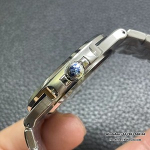 3KF A324SC Nautilus 5711 40mm Diamond Bezel Green Dial SS Bracelet - Image 6